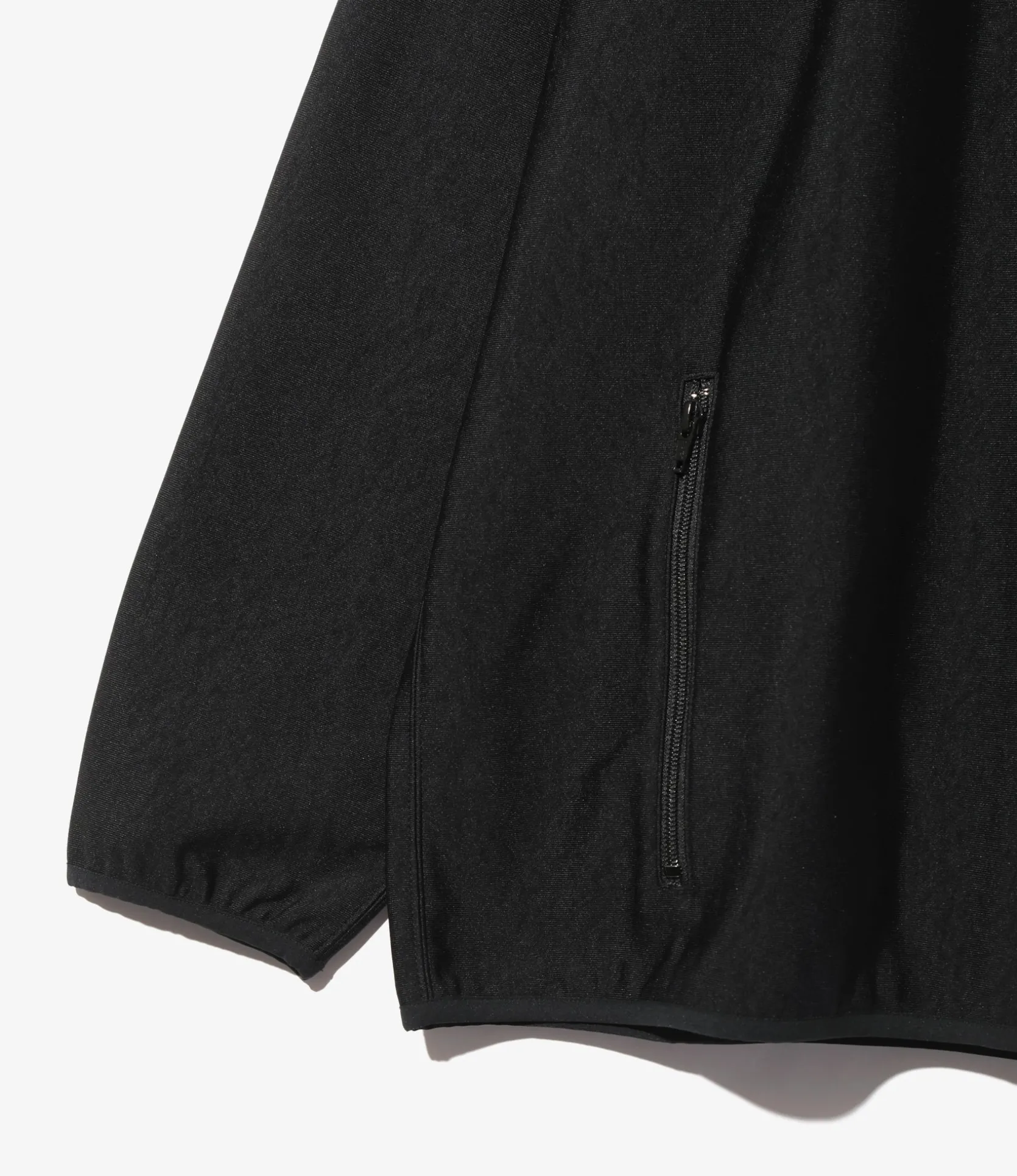 Crew Neck Scouting Shirt - Black - N/PE/PU Tricot Jersey