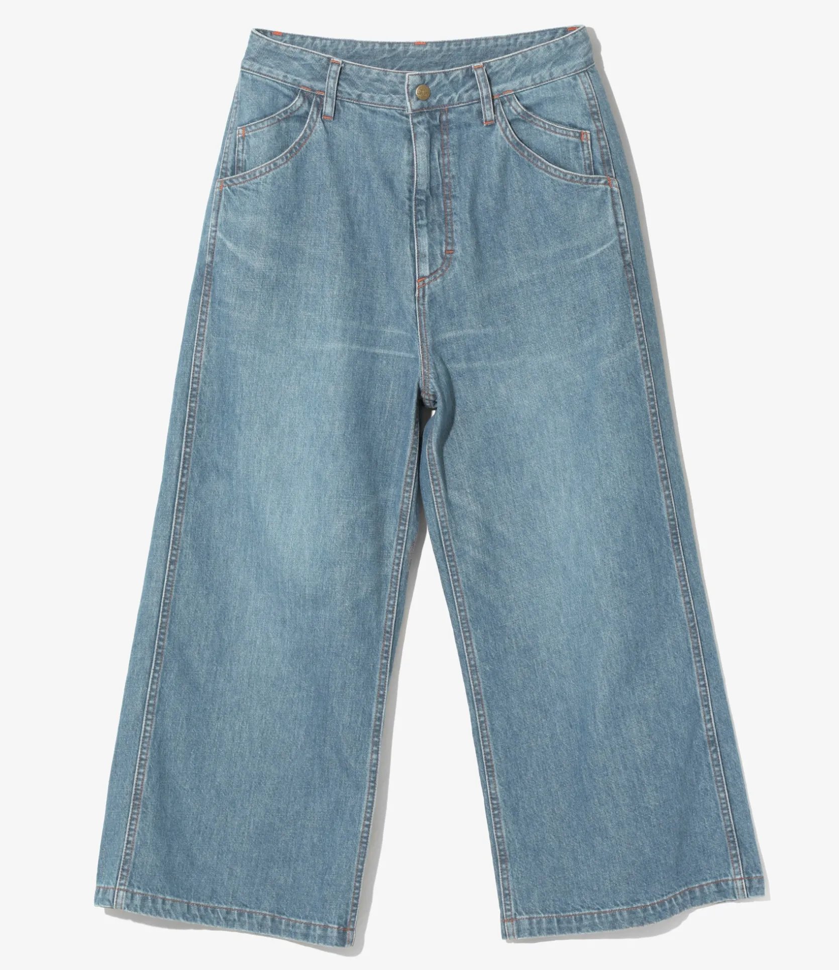 Cropped Buggy Jean - Indigo - 10oz Denim