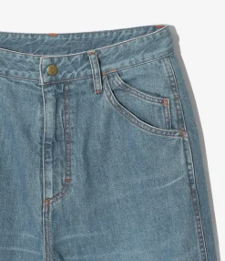 Cropped Buggy Jean - Indigo - 10oz Denim