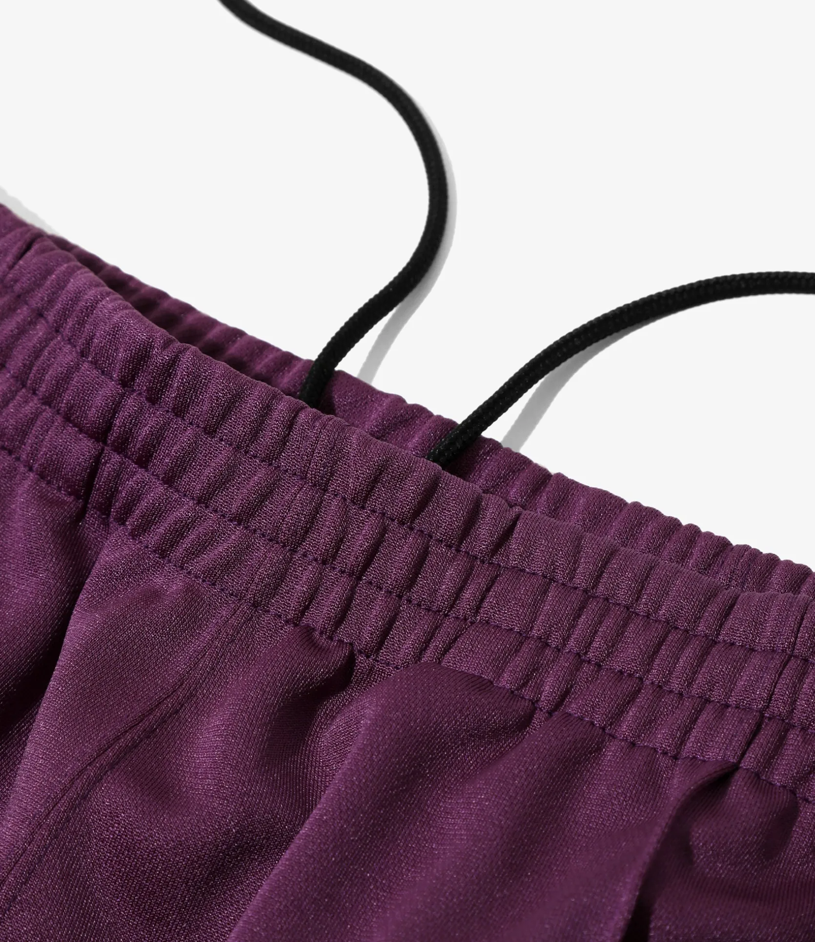 Cropped Sarouel Track Pant - Purple - Poly Smooth