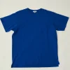 Cross Crew Neck  Pocket Tee - Royal Blue