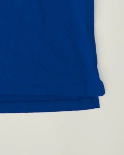 Cross Crew Neck  Pocket Tee - Royal Blue