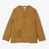 Cutaway Jacket - Dk. Khaki Cotton Crosgrain