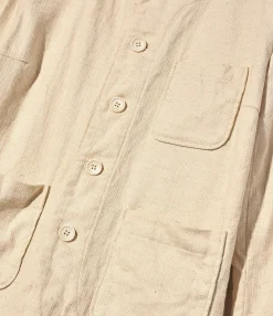 Cutaway Jacket - Natural CL Java Cloth