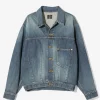 Darts Bottom Jean Jacket - Indigo - 12oz Denim