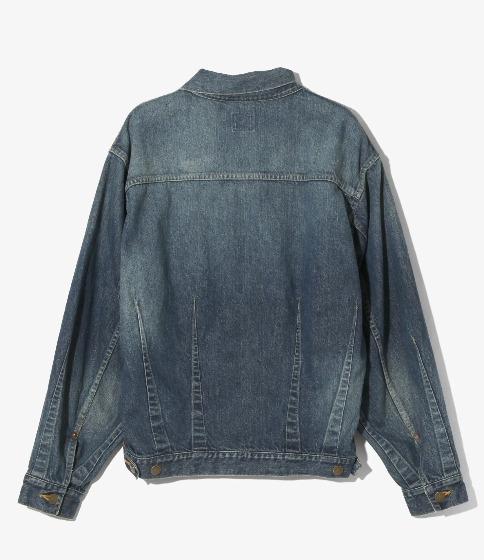 Darts Bottom Jean Jacket - Indigo - 12oz Denim