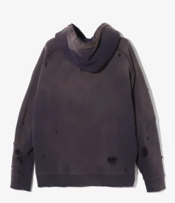 Darts Sweat Hoody - Purple - French Terry