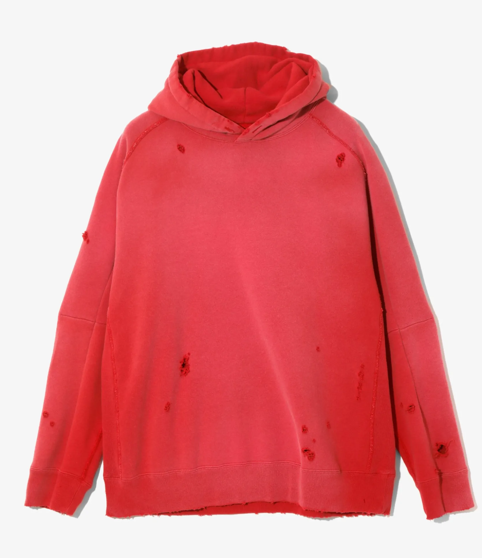Darts Sweat Hoody - Red - French Terry