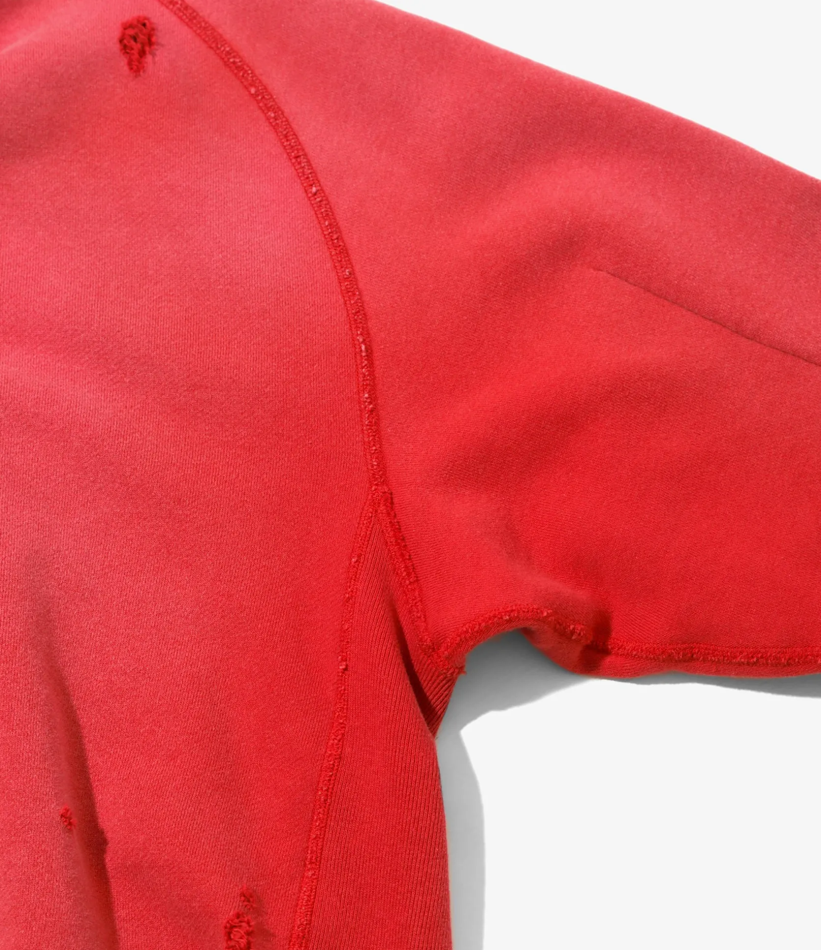 Darts Sweat Hoody - Red - French Terry
