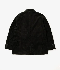 DBL Peak Jacket - Black Cotton 8W Corduroy
