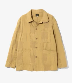 D.N. Coverall - Khaki - Ripstop Cut Jacquard