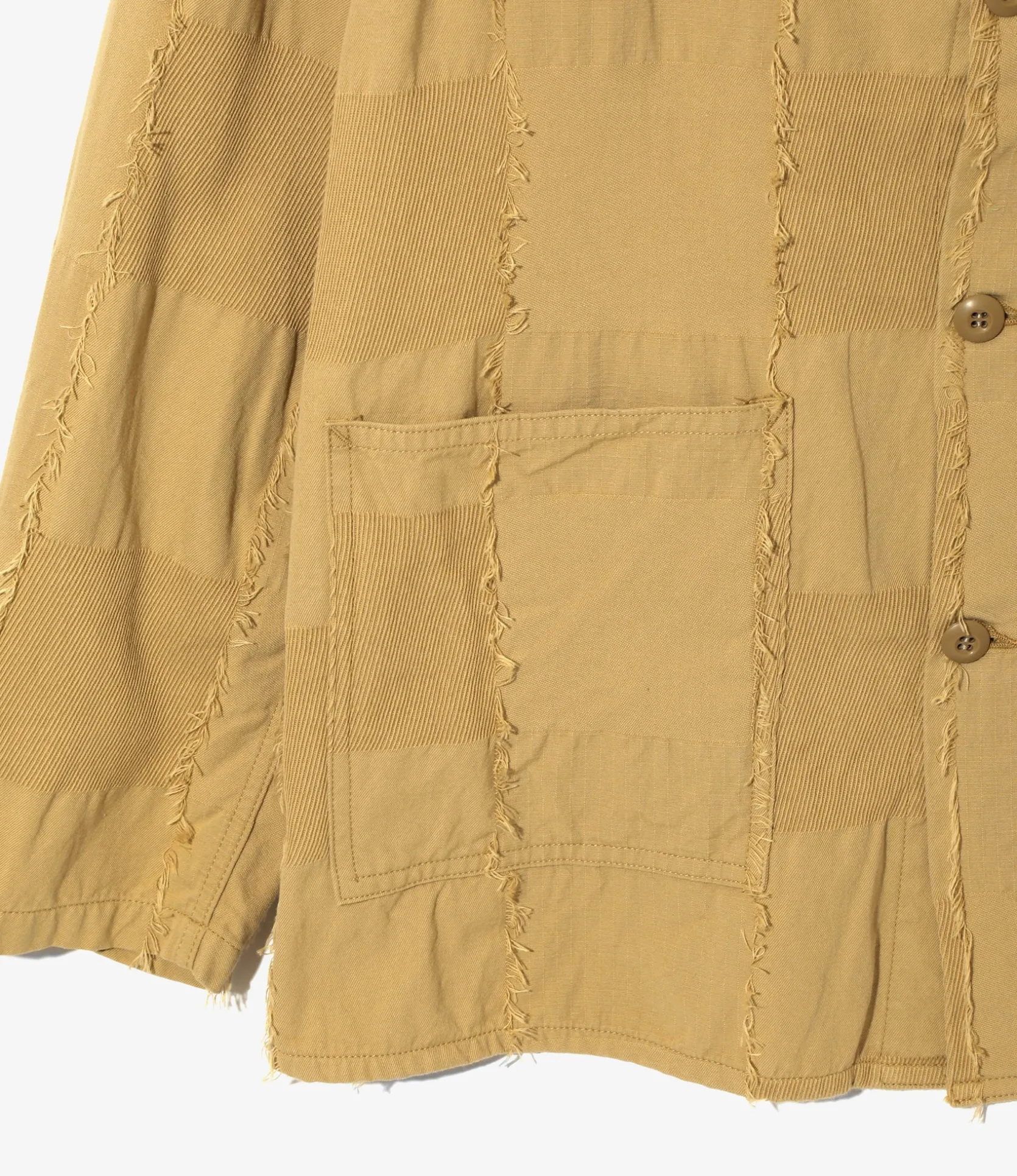 D.N. Coverall - Khaki - Ripstop Cut Jacquard