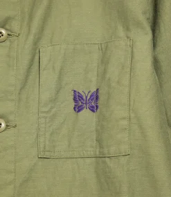 D.N. Coverall - Olive - Back Sateen