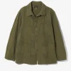 D.N. Coverall - Olive - Ripstop Cut Jacquard
