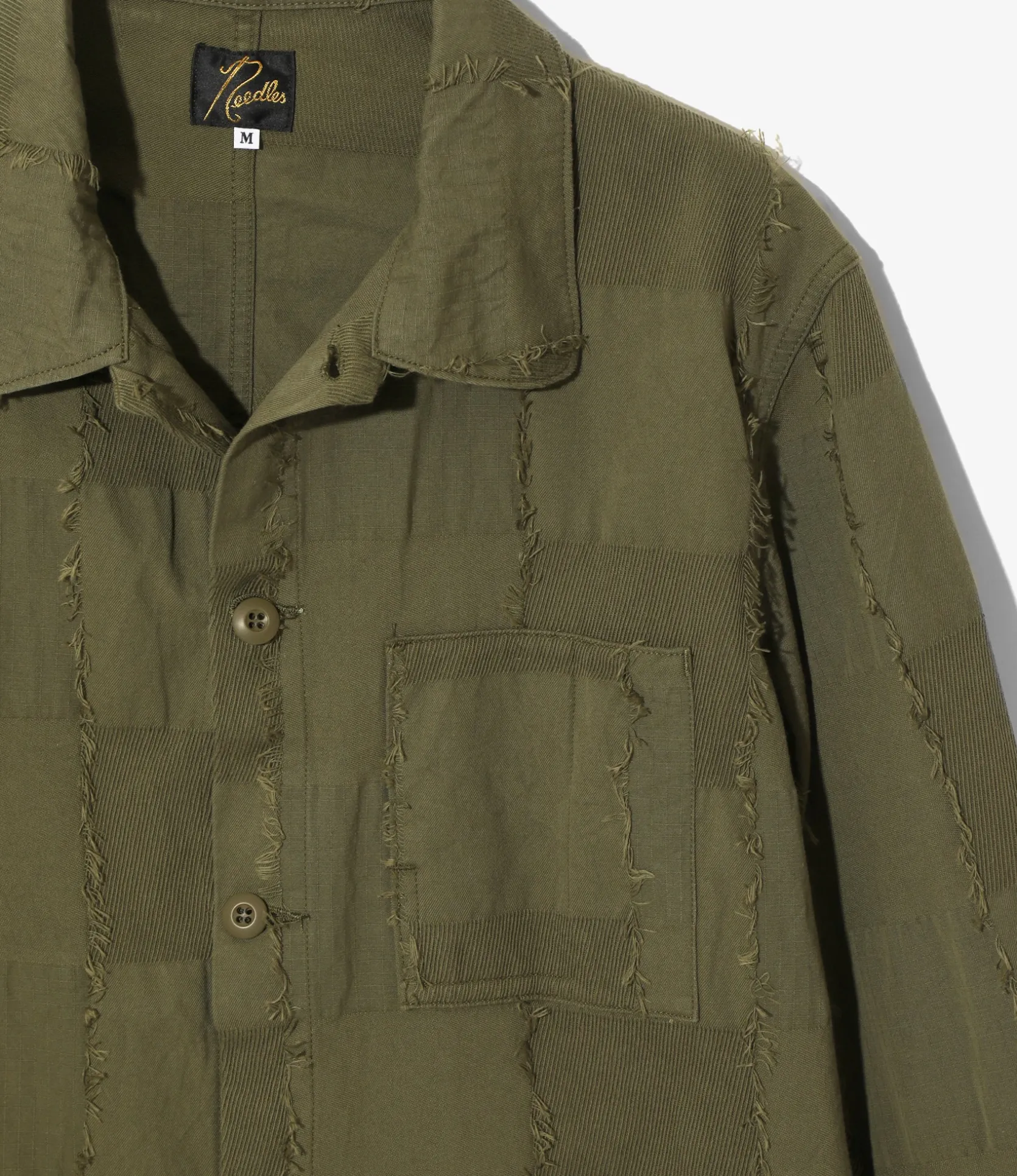 D.N. Coverall - Olive - Ripstop Cut Jacquard