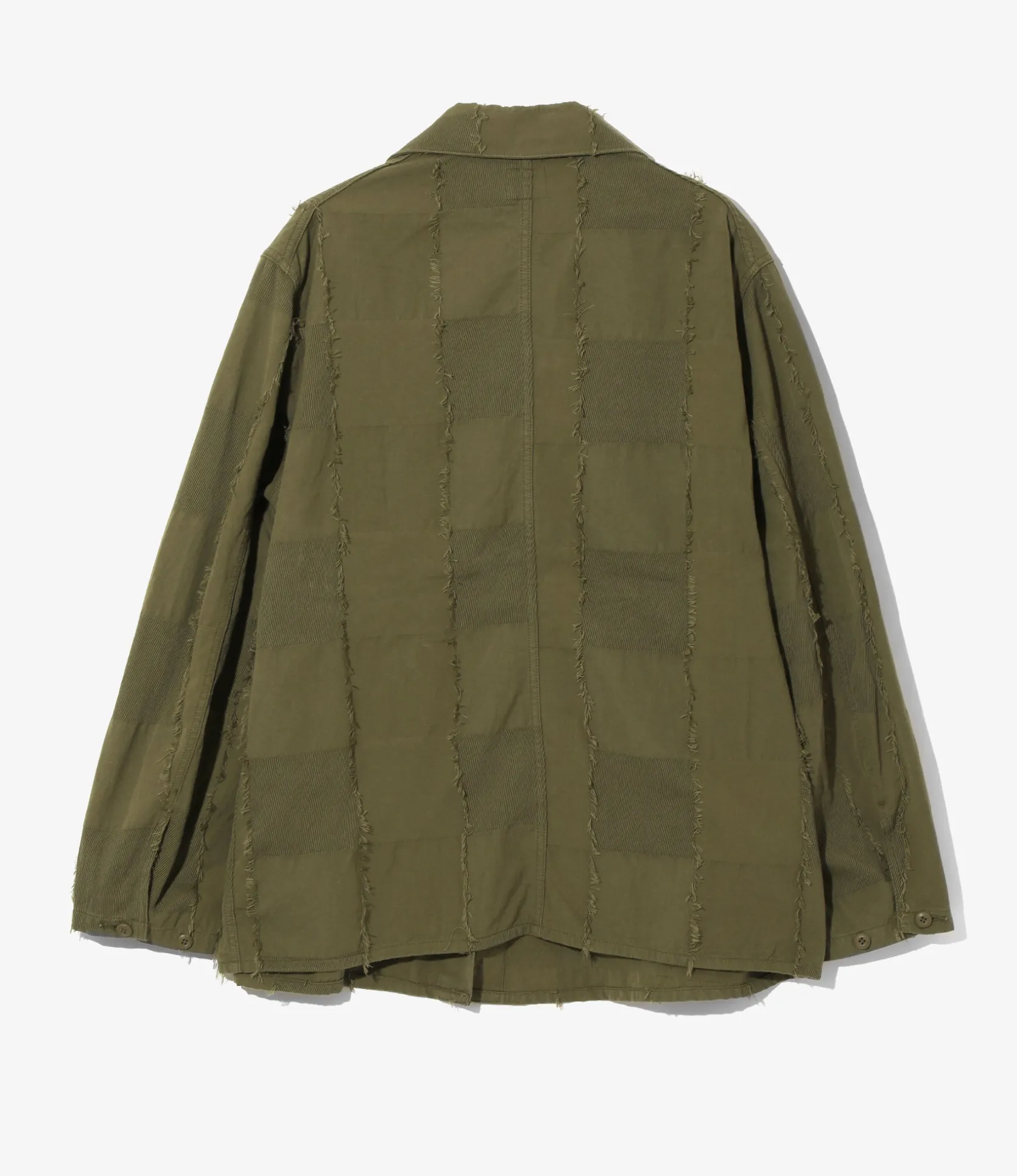 D.N. Coverall - Olive - Ripstop Cut Jacquard