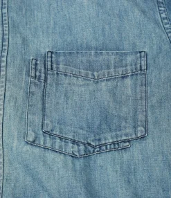 Double Collar Shirt - Blue - 6oz Denim