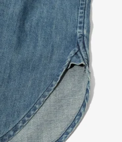 Double Collar Shirt - Blue - 6oz Denim