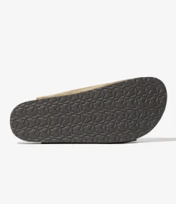 Double Strap Sandal - Taupe - Suede Leather