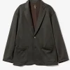 Easy Jacket - Dk. Brown - Bright Jersey