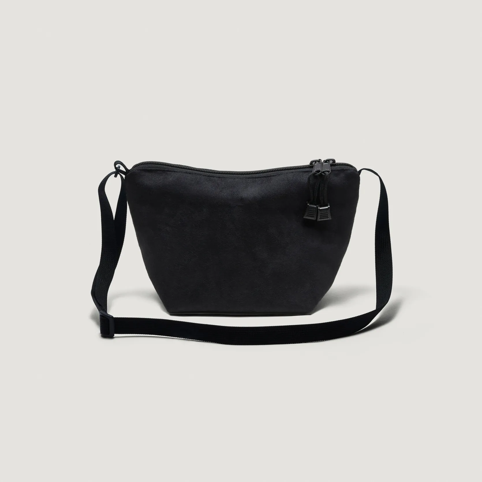 EG x BAGSINPROGRESS - Micro Tote - Black Polyester Fake Suede