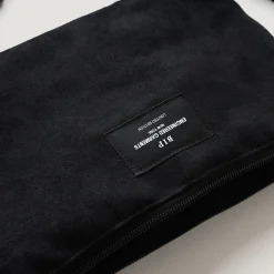 EG x BAGSINPROGRESS - Micro Tote - Black Polyester Fake Suede