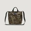 EG x BAGSINPROGRESS - Multi-Pocket Bag - Medium - Brown Nyco Leopard Print