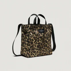 EG x BAGSINPROGRESS - Multi-Pocket Bag - Medium - Brown Nyco Leopard Print