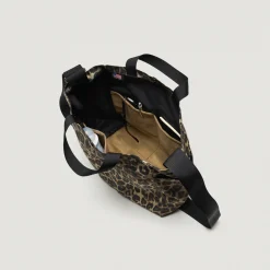 EG x BAGSINPROGRESS - Multi-Pocket Bag - Medium - Brown Nyco Leopard Print