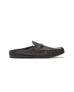 EG x Easymoc - Easy Bit Moc - Dk Brown Croc Emb