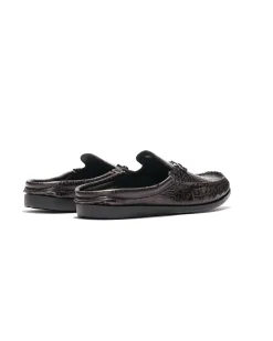 EG x Easymoc - Easy Bit Moc - Dk Brown Croc Emb