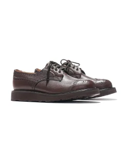 EG x Tricker's - Women's Asymmetric Gibson - Brown - Olivvia SG - Morflex Sole