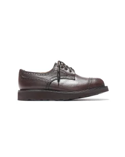 EG x Tricker's - Women's Asymmetric Gibson - Brown - Olivvia SG - Morflex Sole