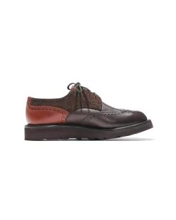 EG x Tricker's - Women's Brogue Shoe - Brown - Multi Tone - Morflex Sole