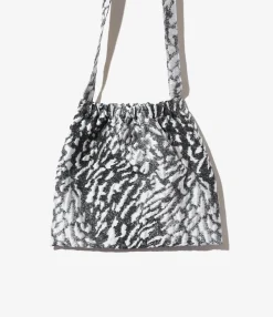 Elastic Pochette - Silver Grey - C/PE/N Animal Jq.