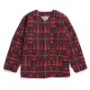 Engineer Jacket - Red / Charcoal Old Plaid Jacquard
