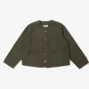 Engineer Short Jacket - Olive Heavyweight Cotton Ripstop