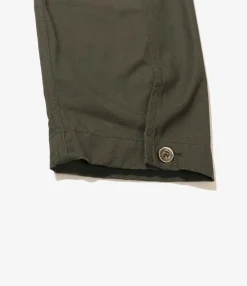 Engineer Short Jacket - Olive Heavyweight Cotton Ripstop