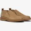 Engineered Garments x Alden - Slip-on Chukka Boot - Tan Suede