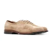 Engineered Garments x Alden - Wholecut  Plain Toe Oxford - Tan Suede