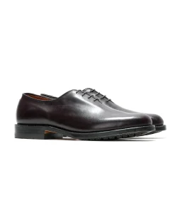 Engineered Garments x Alden - Wholecut Plain Toe Oxford - Burgundy - Calf Skin