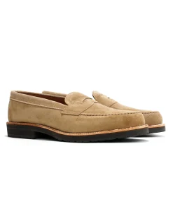 Engineered Garments x Alden - Loafer - Beige Suede