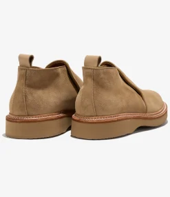Engineered Garments x Alden - Slip-on Chukka Boot - Tan Suede