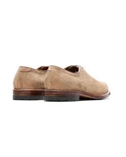 Engineered Garments x Alden - Wholecut  Plain Toe Oxford - Tan Suede