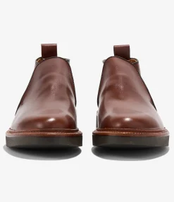 Engineered Garments x Alden - Slip-on Chukka Boot - Brown Calfskin