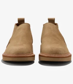 Engineered Garments x Alden - Slip-on Chukka Boot - Tan Suede