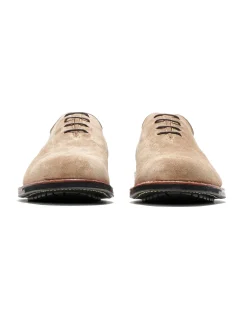 Engineered Garments x Alden - Wholecut  Plain Toe Oxford - Tan Suede