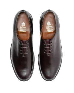 Engineered Garments x Alden - Wholecut  Plain Toe Oxford - Burgundy - Calf Skin