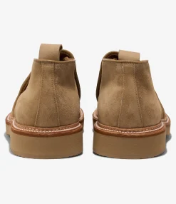 Engineered Garments x Alden - Slip-on Chukka Boot - Tan Suede