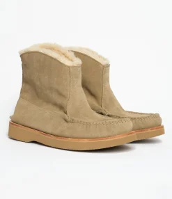 Engineered Garments x Easymoc - Surf Boot - Stone Suede